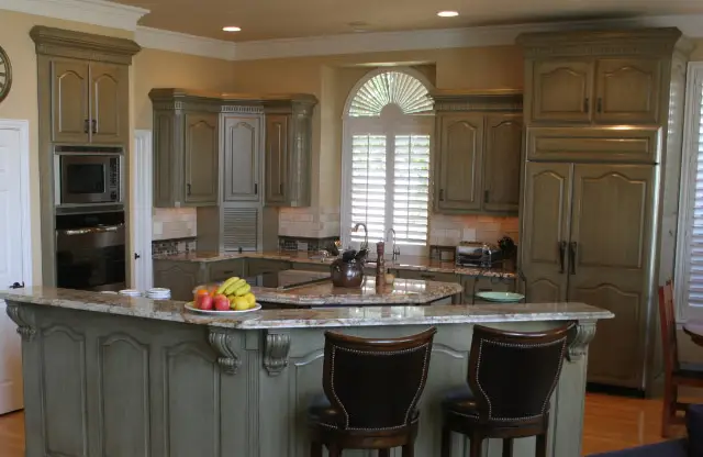 PaintMor Painters kitchen cabinet painting after